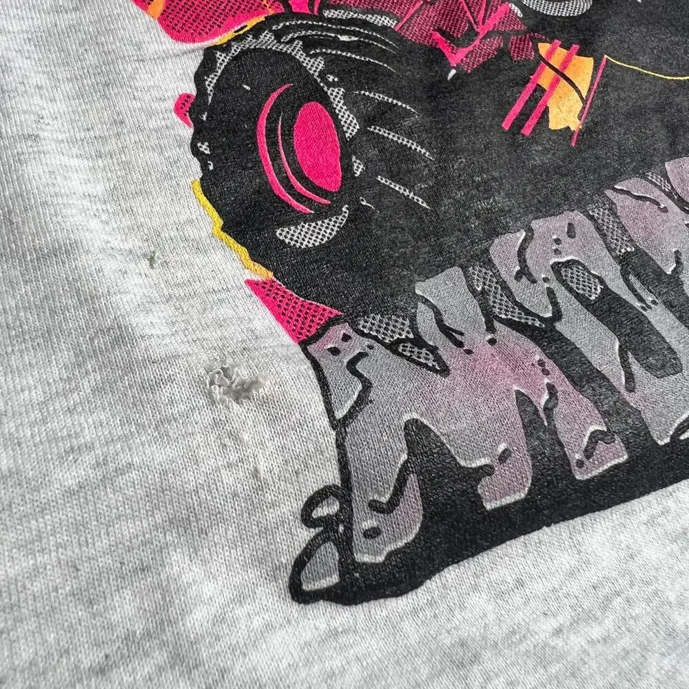 Vintage 90s Fruit of‎ the Loom BEST T-Shirt Monster Truck Tee Made in USA Men XL